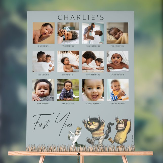 Señal Acrílica Donde están las cosas salvajes - Collage de fotos  (Neutral )