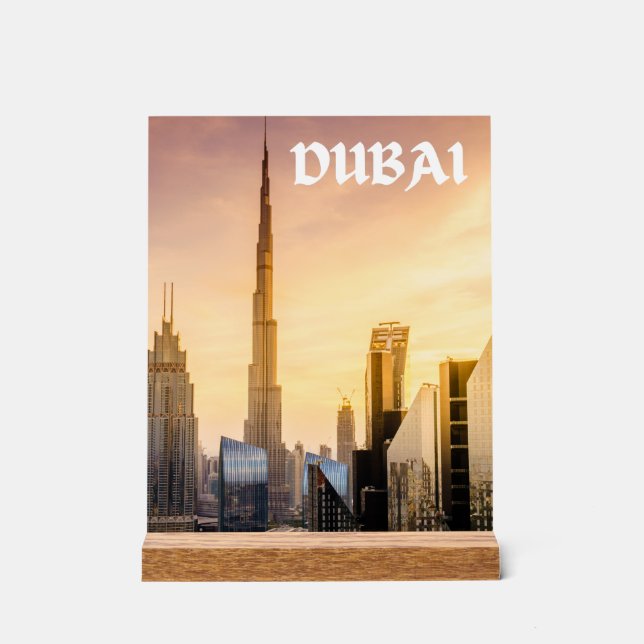 Señal Acrílica Dubai (Anverso)