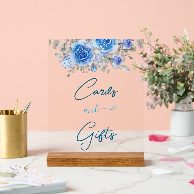 Señal Acrílica Ducha Boho Floral Bridal Pintada A Mano (Boda)