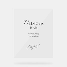 Señal Acrílica Ducha de Rótulo acrílico en un estilo elegante.