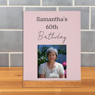 Señal Acrílica Edad A Perfección Vino 60 cumpleaños