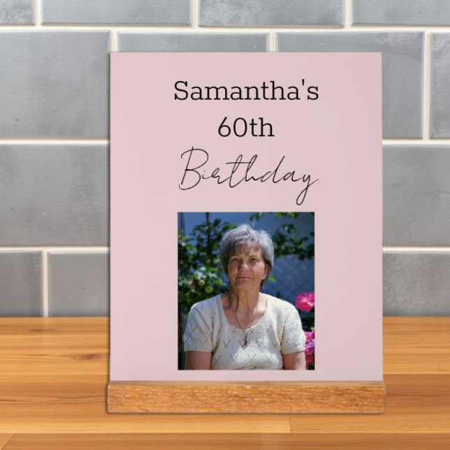Señal Acrílica Edad A Perfección Vino 60 cumpleaños (Subido por el creador)