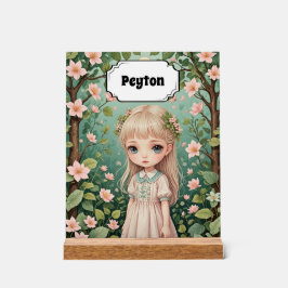 Señal Acrílica El abrazo de Blossom personalizado