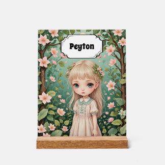 Señal Acrílica El abrazo de Blossom personalizado