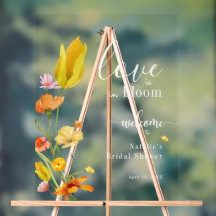 El amor está en la bienvenida de la ducha de novia