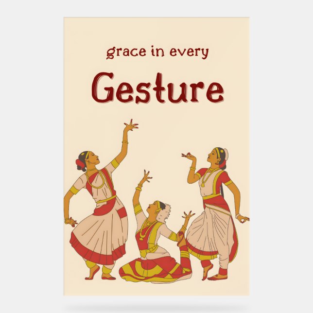 Señal Acrílica El lenguaje de gracia (Anverso)