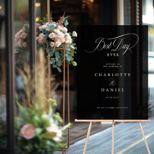 Señal Acrílica ¡EL MEJOR DÍA DE LA HISTORIA! Banner elegante y Bo