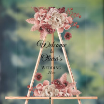 El otoño rústico florece con la acuarela crema