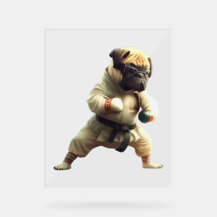 Señal Acrílica El perro sabe que Karate se transformó