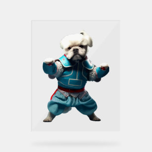 Señal Acrílica El perro sabe que Karate se transformó