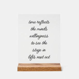 Señal Acrílica El próximo Rótulo acrílico de la vida