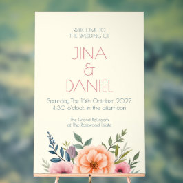 Señal Acrílica El sueño de Peach y Petal