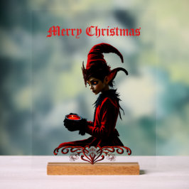 Señal Acrílica El tiempo de los navidades oscuros.