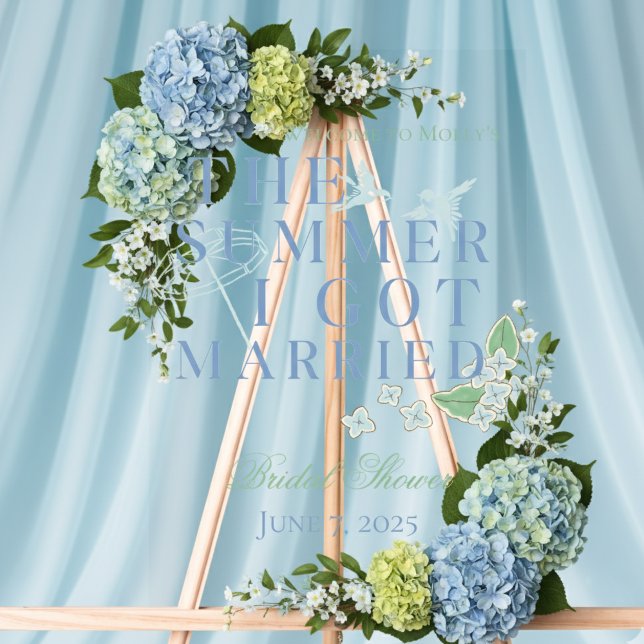 Señal Acrílica El verano en que me casé - Nodal costero (Capture the magic of your wedding season with “The Summer I Got Married” sign!)