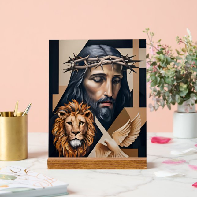 Señal Acrílica Elegancia neo-cubista: Un tributo (Boda)