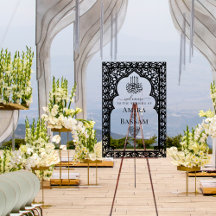 Elegante Boda de Parejas del Arco Islámico