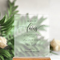 Elegante en lugar de Favor Estilo Boda Escarcha