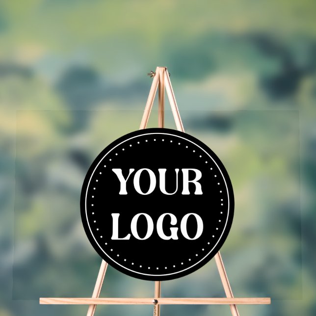 Señal Acrílica elegante, moderno, refinado y editable. (Neutral )