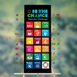 Señal Acrílica Elegante Poster de Rótulo Acrílico Motivacional Co