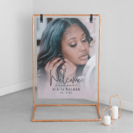 Señal Acrílica Elegante signo de bienvenida de dulces acrílicos 1