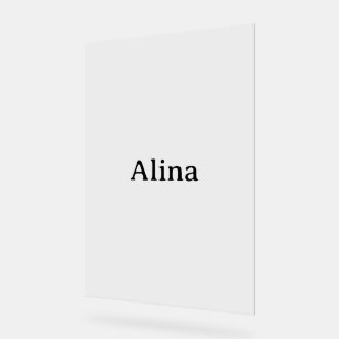 Señal Acrílica eliminar texto agregar propio diseño 12" x 18"