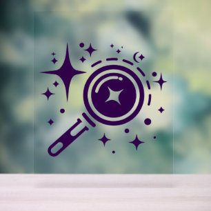 Señal Acrílica emblema de IA Estrellas de Twinkle, faro de la era
