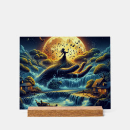 Señal Acrílica Encantadora Serenade de la Luna