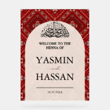 Entrada de Boda de bienvenida de la moderna Henna