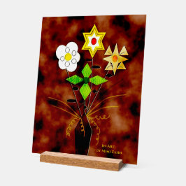 Señal Acrílica "Entrega de Flores" (11" x 14") Letrero de Acrílic