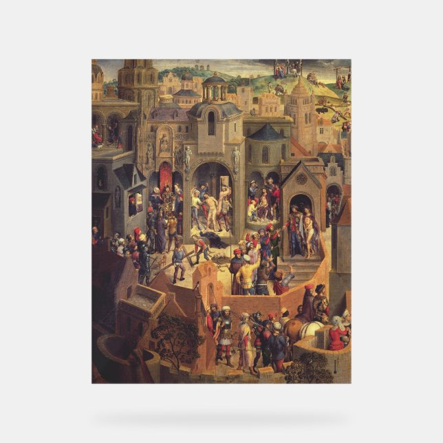 Señal Acrílica Escenas de la crucifixión de Cristo (Anverso)