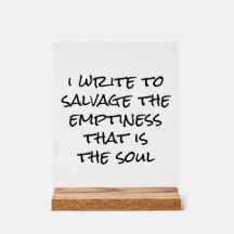 Escribo Rótulo acrílico