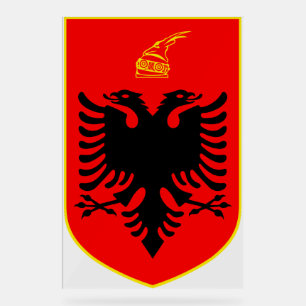 Señal Acrílica Escudo de Albania