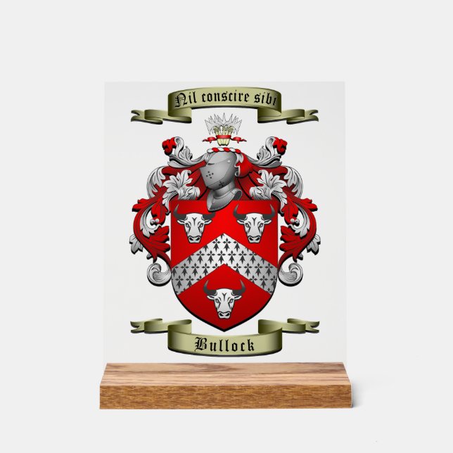 Señal Acrílica Escudo de armas para granel (Anverso)