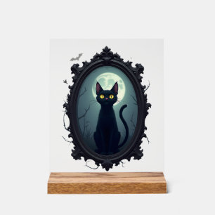 Señal Acrílica Espejo de gato embrujado