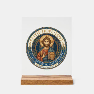 Señal Acrílica Espiritualidad contemplativa monástica de Jesús Gr