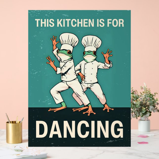 Señal Acrílica Esta Cocina Es Para Bailar (Boda)
