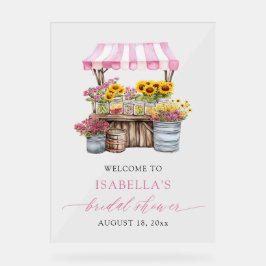 Señal Acrílica Está recién salida del mercado, bienvenida a la du