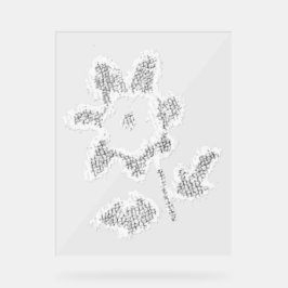 Señal Acrílica ESTILO DE DISEÑO DE ARTE DE Rótulo acrílico