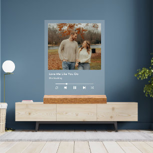 Señal Acrílica Estilo personalizado Spotify Music Plaque