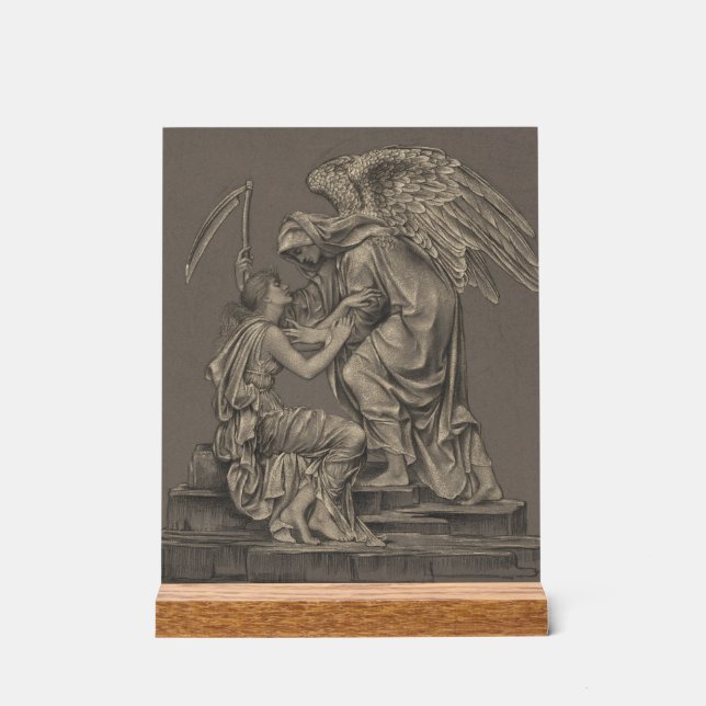 Señal Acrílica Evelyn de Morgan Angel (Anverso)