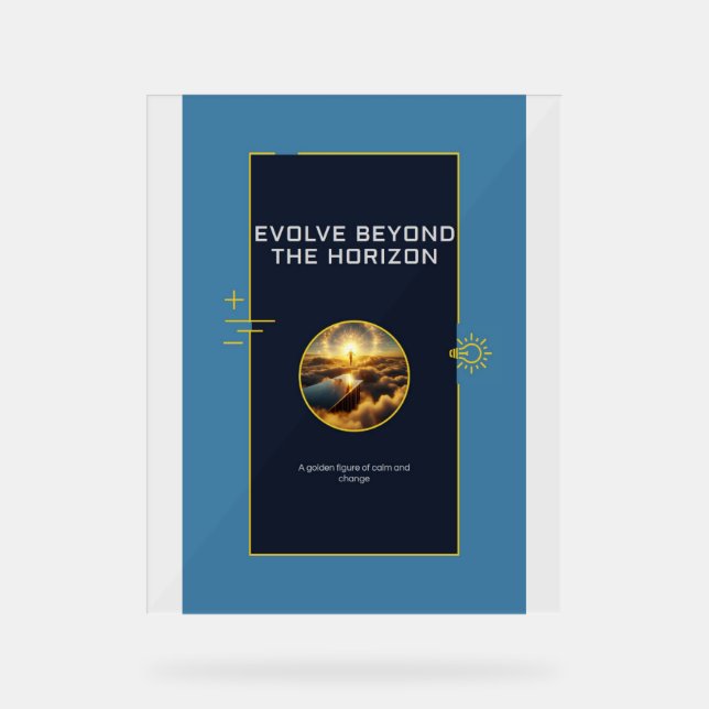 Señal Acrílica Evolve Beyond Poster print (Anverso)