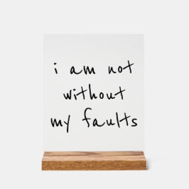 Señal Acrílica Fallos Rótulo acrílico