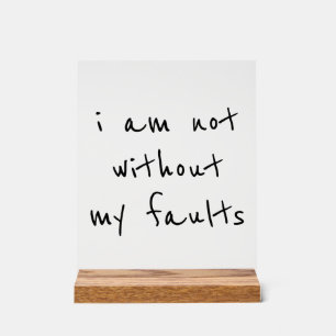 Señal Acrílica Fallos Rótulo acrílico