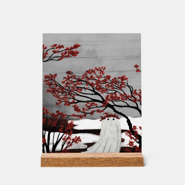 Señal Acrílica Fantasma de Hamamelis (Anverso)