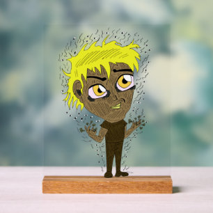 Señal Acrílica Farty Fingers Chibi