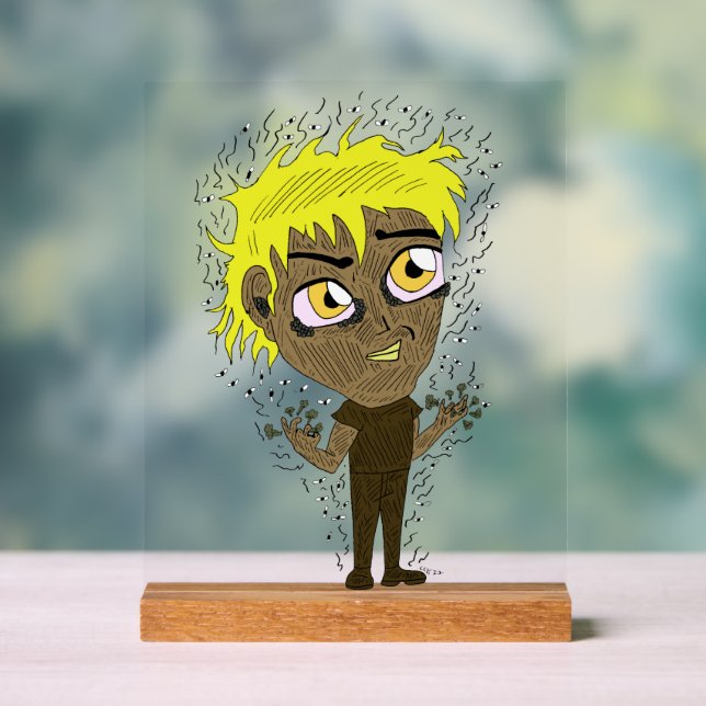 Señal Acrílica Farty Fingers Chibi (Neutral )