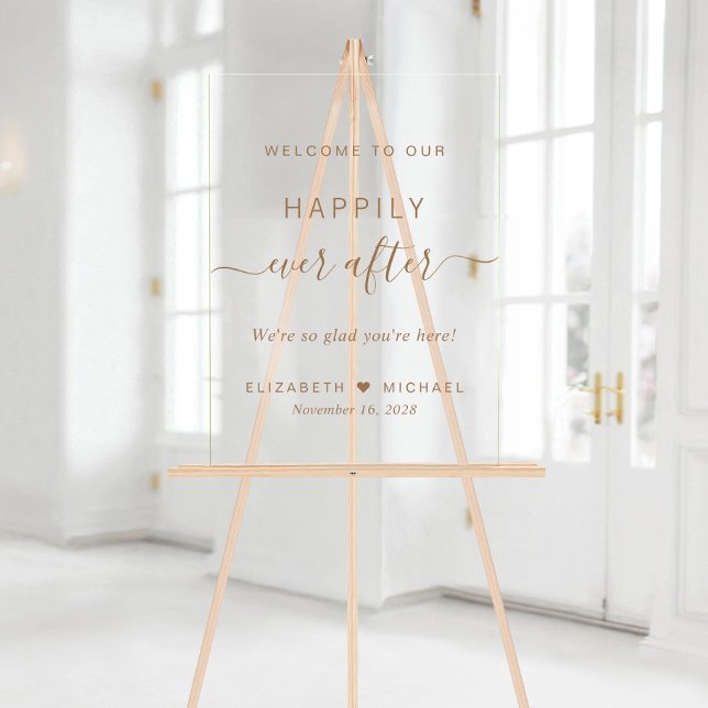 Señal Acrílica Felicidades por la bienvenida a los Bodas de Gold  (Subido por el creador)