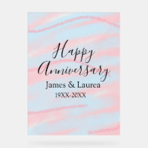 Feliz aniversario boda nombre fecha año pastel