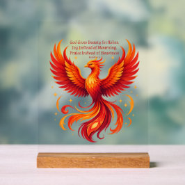 Señal Acrílica Fénix Isaías 61:3