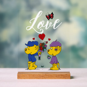 Señal Acrílica Ferald & Sahsha Ferret